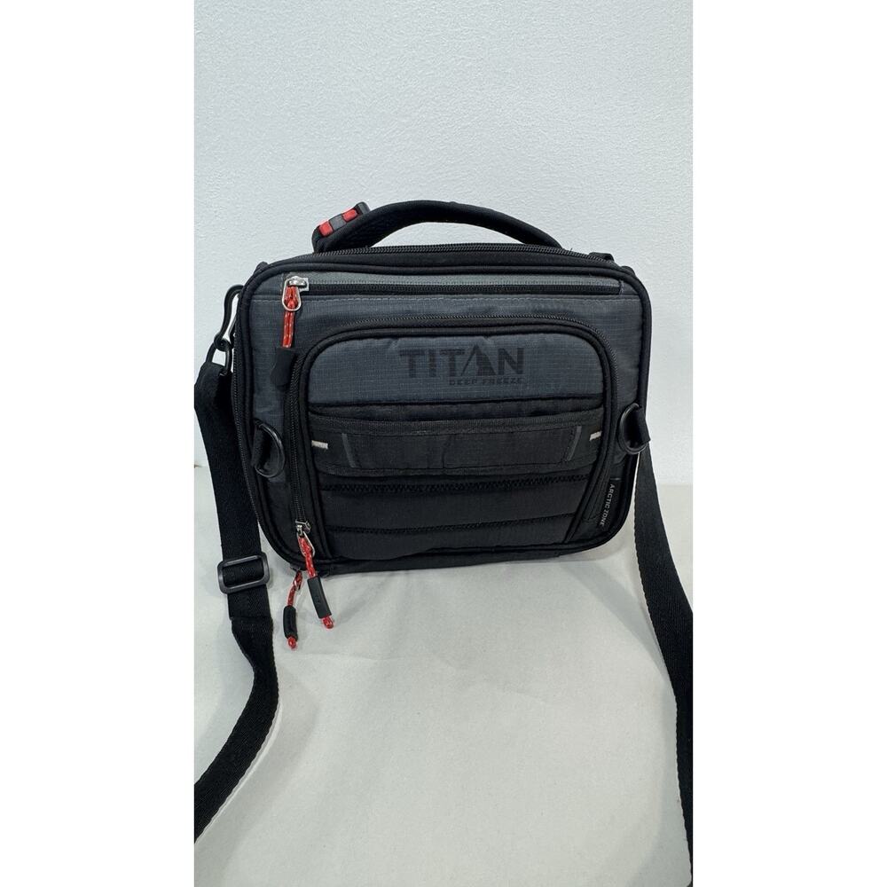 Titan Deep Freeze Arctic Zone Expandable Lunch Box Cooler Strap & Handle